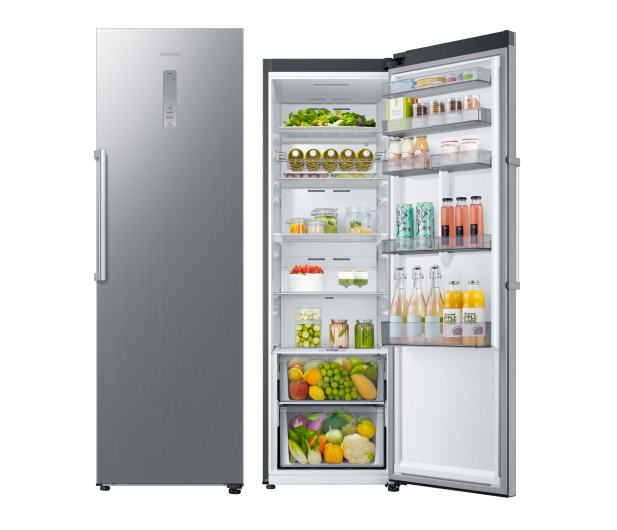 Lodówka Samsung RR39C7BJ5S9 EF Twin No Frost 186cm Srebrna AI 387L - 1306370 - zdjęcie